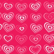 white striped heart on pink background Valentine's day wedding pattern