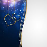 Valentine Blue Background