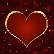 Golden Heart Holiday Bakcground