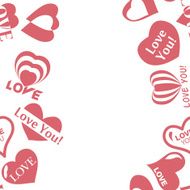 Heart pattern to Valentines Day N2