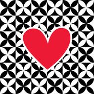 heart shape card design N2