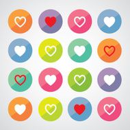 heart shape symbol design N2