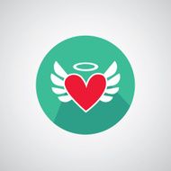 heart shape symbol design N3