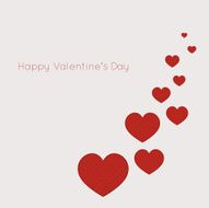 Valentines day card with heart N3