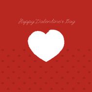 Valentines day card with heart N5