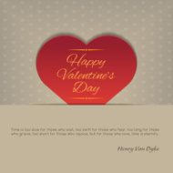 Happy Valentines Day With Love Quote