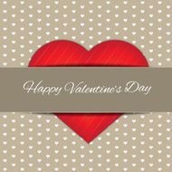 Happy Valentines Day With Paper Belt