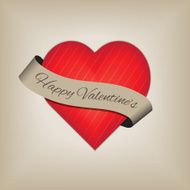 Happy Valentines Day Ribbon