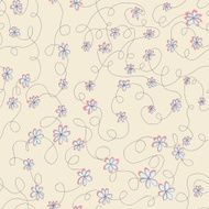 Floral seamles pattern N7