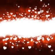 Abstract Valentine Banner