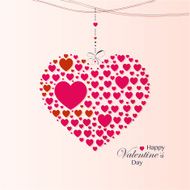 Valentines Day Card With Hearts N2
