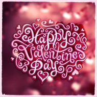 Valentines Day hand lettering