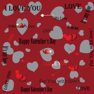 background in vintage style Congratulations of lovers Set 2