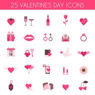Valentine&#039;s Day and wedding icons N2
