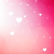 Soft pink valentine background