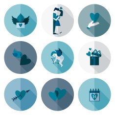 Happy Valentines Day Icons N367