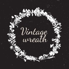 Vintage wreath N11