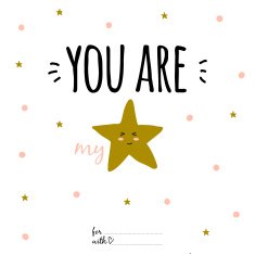 Unusual inspirational and motivational romantic card