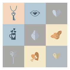 Happy Valentines Day Icons N369