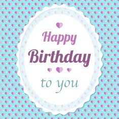 Romantic birthday card N2