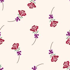 Valentine's Day flower icon 10 seamless pattern N2