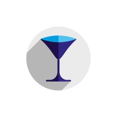 HoReCa graphic element sophisticated martini glass Alcohol N2