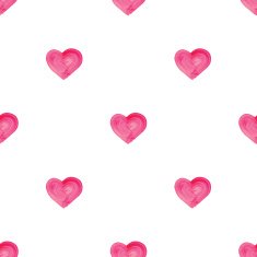 Watercolor hand drawn heart N20