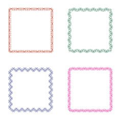 Set of Square Frames N2