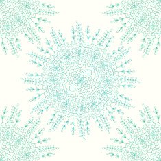 Seamless background with hand-drawn floral pattern N8