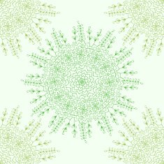 Seamless background with hand-drawn floral pattern N10