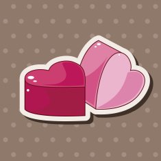 chocolate presents theme elements N14