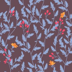 Seamless vector floral pattern N36