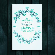 Watercolor card template
