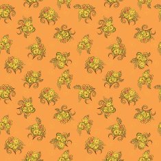 retro pattern of cute bouquets little flowers seamless vector background N2