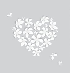 Floral heart N40