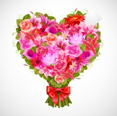 heart shaped posy N2