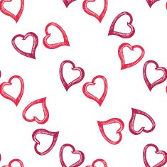 Decorative pattern with hearts N2