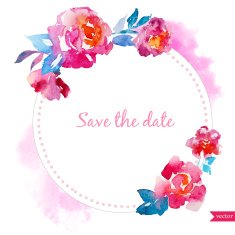 floral frame N144