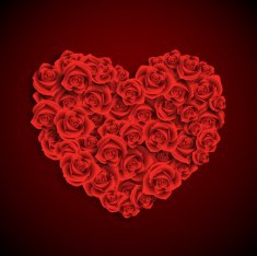 Heart of roses N6