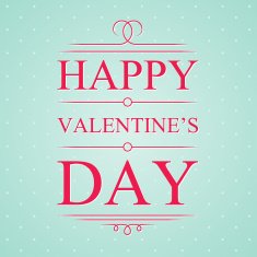 Vector happy valentines day card N2