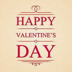 Vector happy valentines day card N3