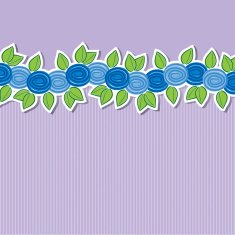 Rose banner card in vector format