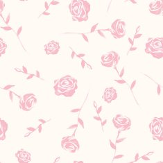 seamless background of watercolor roses N2