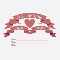 Wedding design over white background vector illustration N7