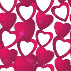 Valentines day Abstract paper hearts Love Valentine background with hearts N105