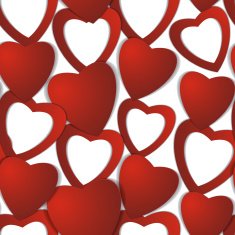 Valentines day Abstract paper hearts Love Valentine background with hearts N111