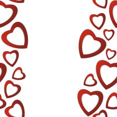Valentines day Abstract paper hearts Love Valentine background with hearts N112