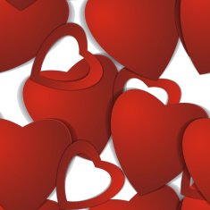 Valentines day Abstract paper hearts Love Valentine background with hearts N114