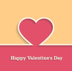 Happy Valentines Day card N16