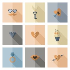 Happy Valentines Day Icons N389
